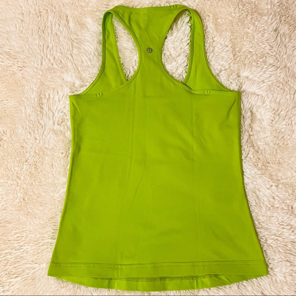 Lululemon cool racer back neon green